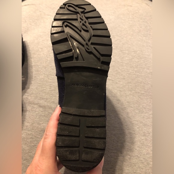 Karl lagerfeld Navy blue womens ankle boots 8.5” - Picture 3 of 15